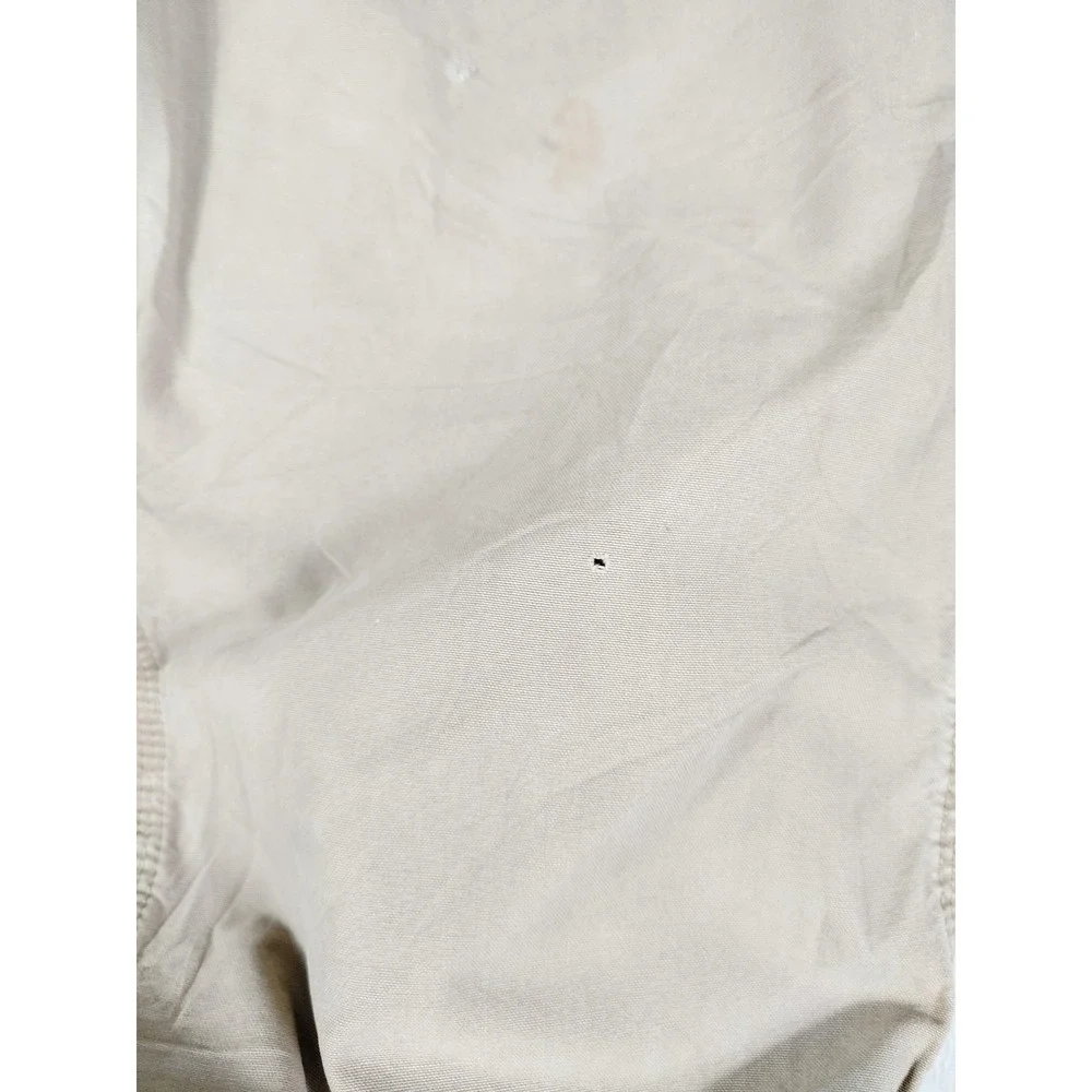 Carhartt Pants Mens 38 Khaki‎ Dungaree Fit Carpenter Workwear Utility